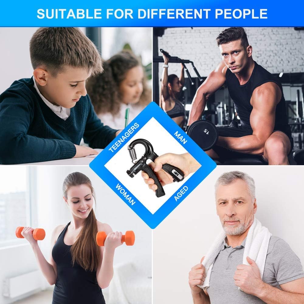 Slip Hand Grip Strength Trainer Fingers