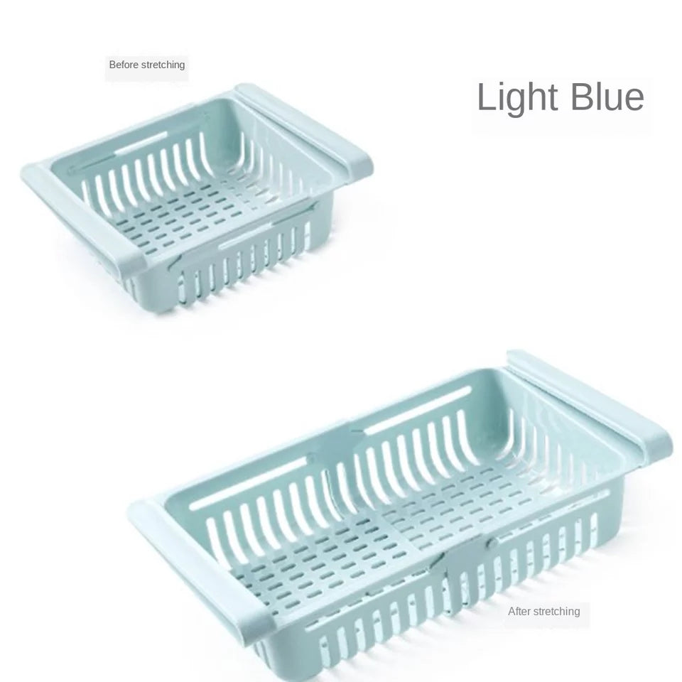 Adjustable Fridge Storage Basket