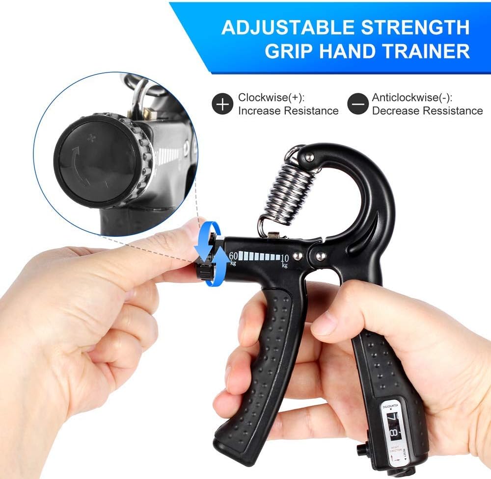 Slip Hand Grip Strength Trainer Fingers